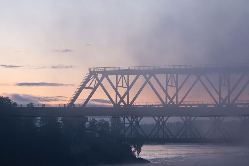 Новый железнодорожный мост через Вуоксу Новый железнодорожный мост через Вуоксу