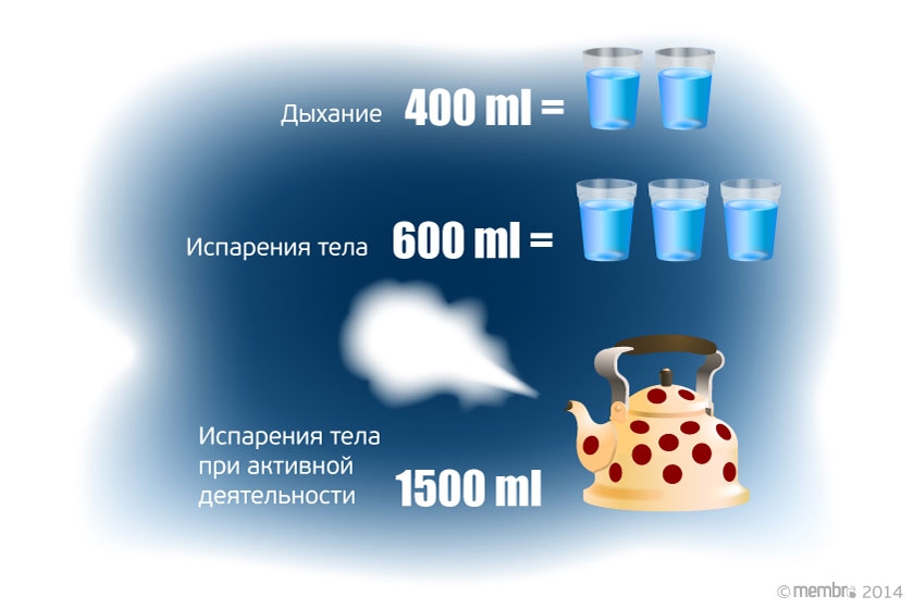 Сравнительные объемы испарений Сравнительные объемы испарений