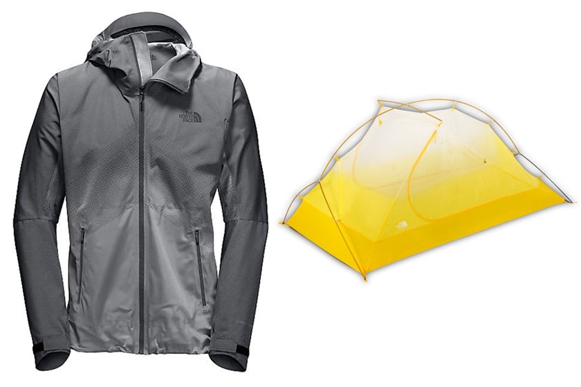 Пример технологии The North Face FuseForm™ в одежде и снаряжении Пример технологии The North Face FuseForm™ в одежде и снаряжении