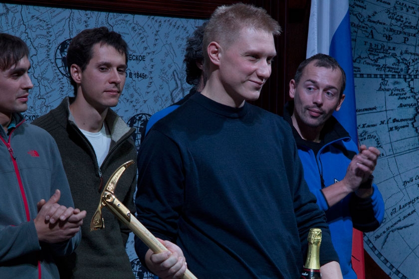 Алексей Лончинский и Золотой ледоруб Алексей Лончинский и Золотой ледоруб