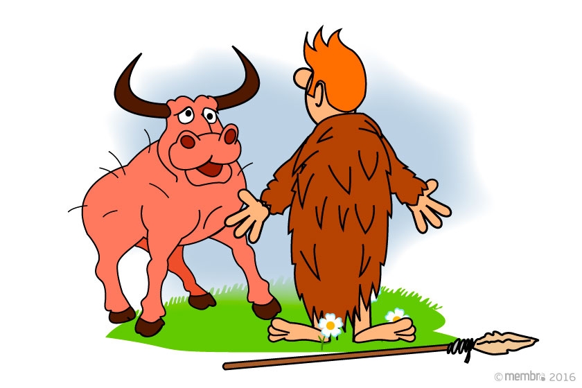 Охотник в шкуре быка Охотник в шкуре быка